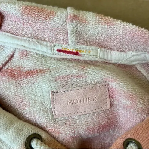 MOTHER The Square Hoodie in Sugar Plum Pink Size XS