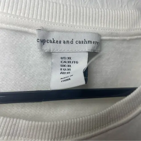 Cupcakes and Cashmere “Santa Baby” Holiday Sweatshirt Women’s XL NWOT