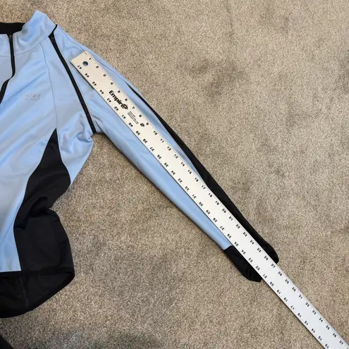 Gore Bike Wear Windstopper cycling jacket zip off sleeves C2 2256 Blue Size L