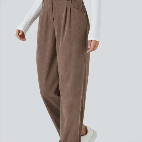 Halara Brown Corduroy Classic Pocket Pants