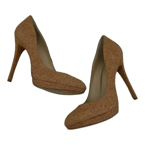 Brian Atwood B  Bffredrique Metallic Cork Pumps 9.5