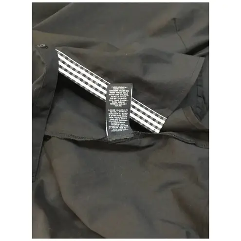 Zac and Rachel New Buffalo Plaid Contrast Long Tab Sleeve Button Down Tunic L