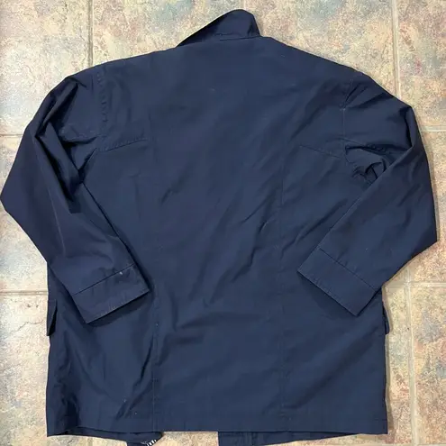 [izzi outerwear] medium navy lightweight jacket