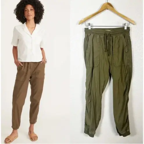 Marine layer Women’s Luna Drapey Jogger Pant in Green Size XS
