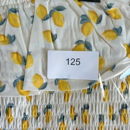 Soho Girls Yellow and Green Peplum Blouse with Cap Sleeves