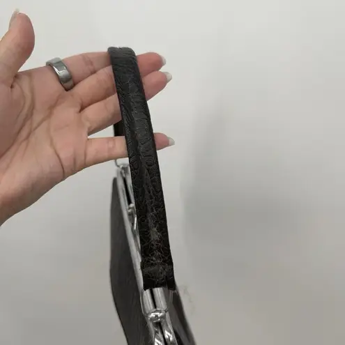 Vintage Unbranded Structured Purse Bag Evening Formal Black