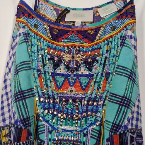 Camilla  Divinity Dance Shoestring Playsuit Shorts Romper Blue Size XS Preowned