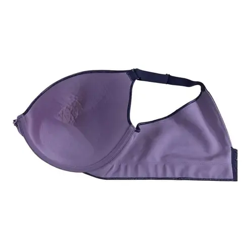 Cacique Lane Bryant Purple Boost Plunge Bra Plus Size 46DD Underwire Lingerie