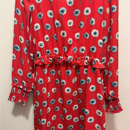 J.Crew Flirty Ruffle Floral Frenzy Dress Sz 0 Romantic Business Casual Coquette