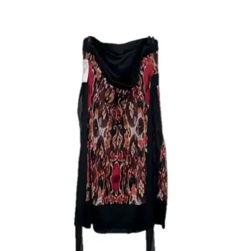 Bisou Bisou NWT holiday party dress strapless dress fun flirty vibrant bohemian