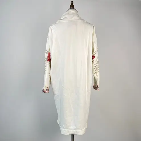 Johnny Was NWOT Sweater Dress Pullover Embroidered Floral High Neck Size S