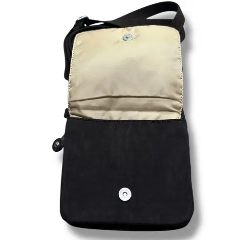 Kipling New Eldorado Minibag, Lightweight Crossbody, Black Nylon Travel Bag