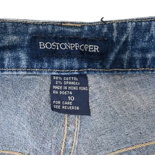 Boston Proper Womens 10 Straight Leg Jeans