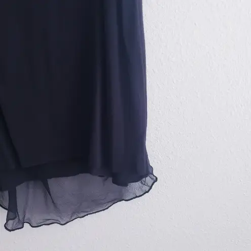 Bailey 44 Sheer Lined Adjustable Tank Top Blouse