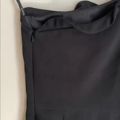 Black Halo Pravella Ruffled One-Shoulder Sheath Dress