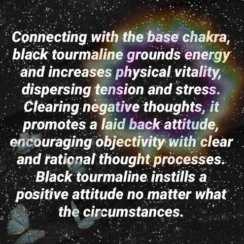 Black Tourmaline In Rainbow Moonstone Slice Sterling Silver Pendant