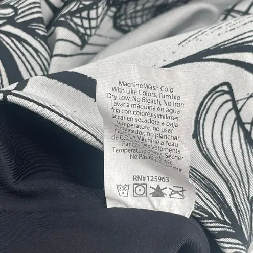 Beyond Yoga Leggings Small Abstract Floral Gray High Waist Flip It & Reverse It