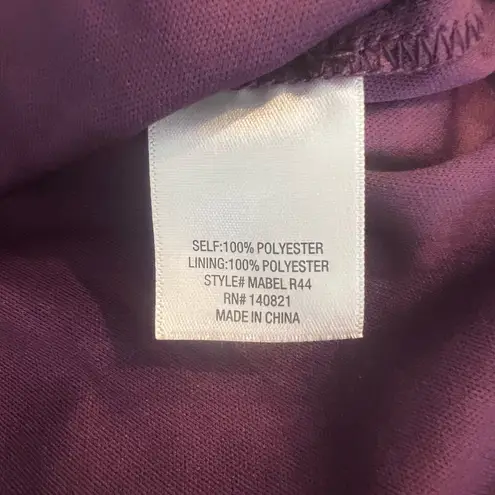 Francesca's Mi Ami Penelope Cute Purple Floral Ruffles Mini Dress Size XXS