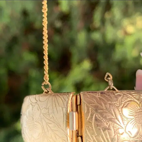 2 Vintage Hinged Cuff Bracelets Gold & Silver (bangle?)