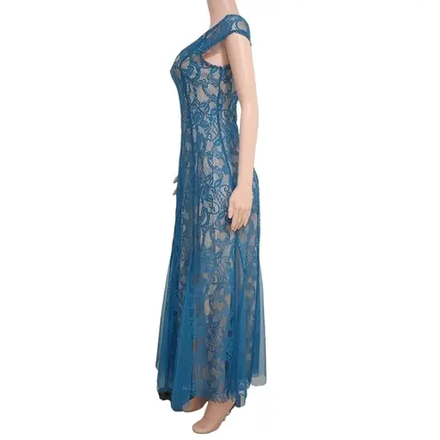 Candalite 𝅺 Maxi Lace Flowy Party Dress Size: S