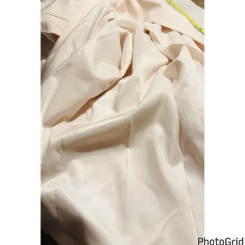 Double Breasted Blazer Coat NWOT Tan Size M