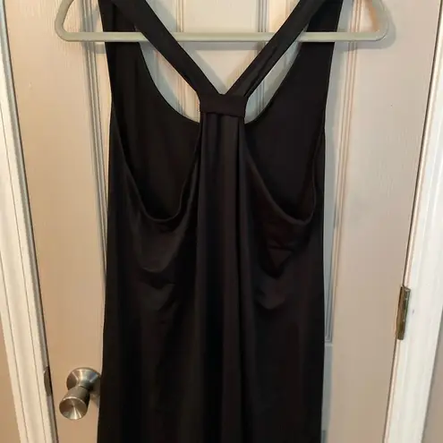 gilligan and o'malley Gilligan & O’Malley racer back black nightgown slip dress.