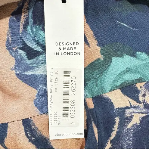 Closet London Floral High Neck Dress from ModCloth Back Cutout Coquette Girl Size 6