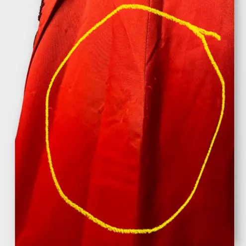 Vintage Isabella Princess Dress Bolero Jacket Women’s 8 Embroidery 2 Piece Set Red