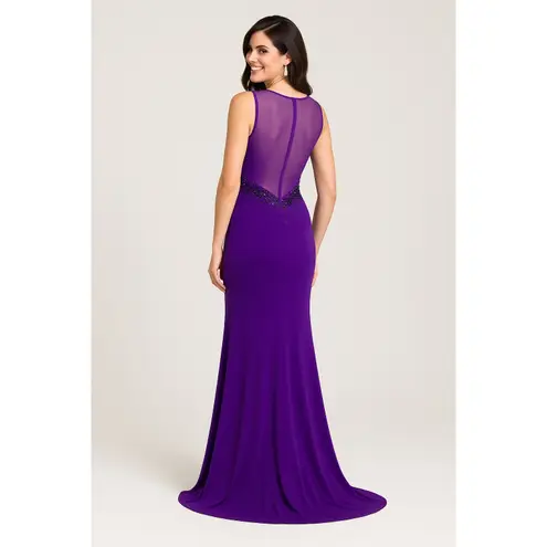 Madison James NWT Purple Black Gown - Size 8