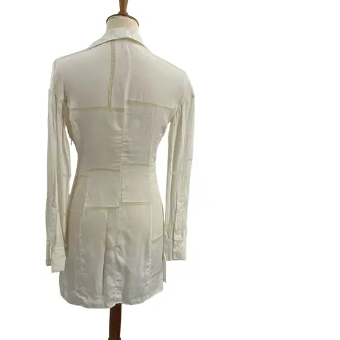 Stella McCartney Cream Dress Rayon Silk Size 38 / US 8