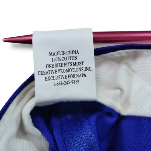 NAPA Racing Vintage Hat OSFM Adjustable Strap Back Hat Embroidered Embroidery Unisex