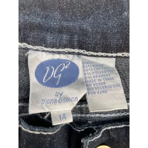 Diane Gilman Women's Blue Jeans boot cut Size 14 SKU 5151