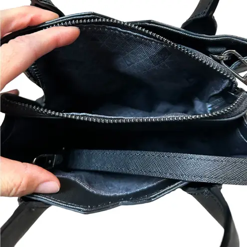 Botkier Leather Bag Top Handle Crossbody Black