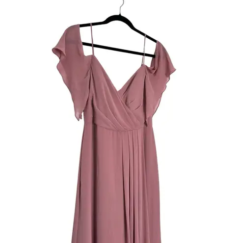 Watters Blush Aldridge Gown Pink Size 4