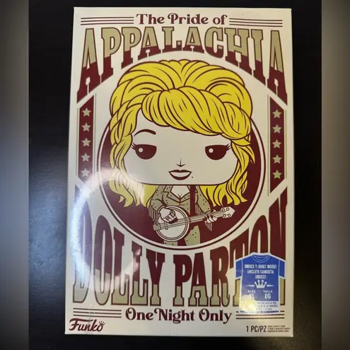 Dolly Parton T Shirt XL The Pride of Appalachia Funko Pop Boxed Tee Cotton SL5 White