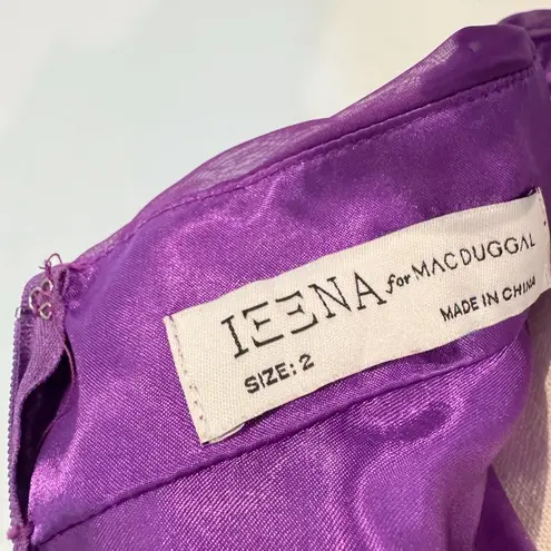 Mac Duggal 68641 Ruffle Tiered Cut Out Chiffon High Low Formal Pageant Gown 2