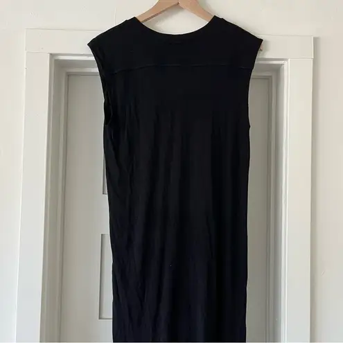 Revolve Black Ribbed Midi Dress