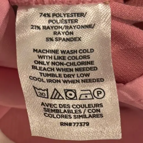 Ann Taylor NWOT  The Jayne Pink Wide Leg Ankle Pants 16P