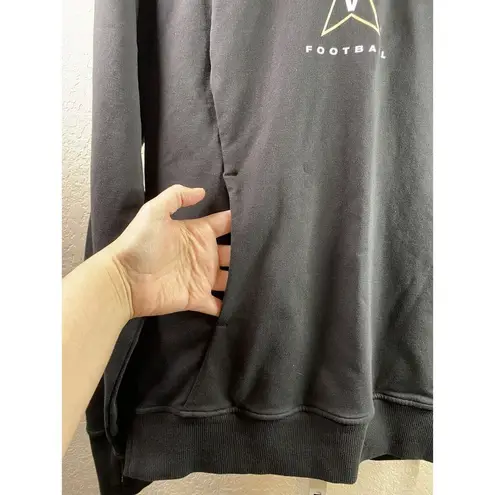 Lululemon  Black Scuba Pullover Hoodie Sweatshirt Sz 6 Women’s Yoga -varsity logo