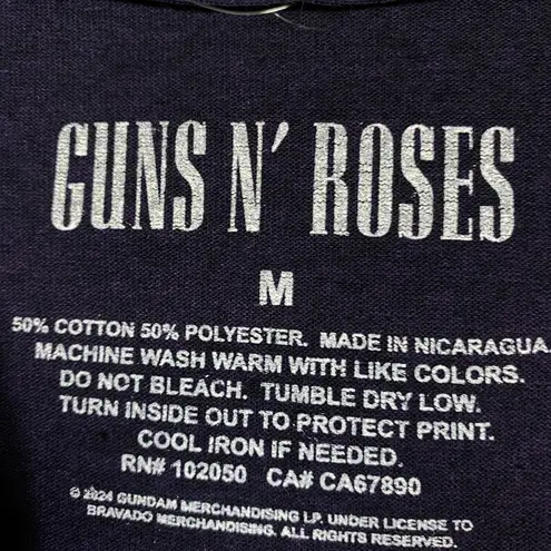 Guns N’ Roses Grim Reaper Rock Band T-Shirt Size Medium