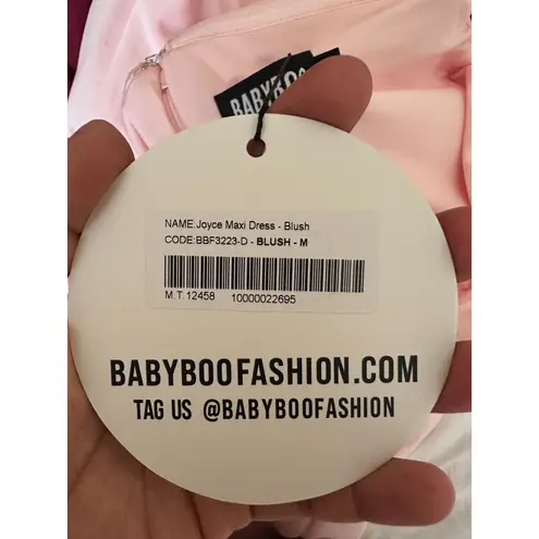 Babyboo Joyce Maxi Dress Blush Pink Size Medium Brand New