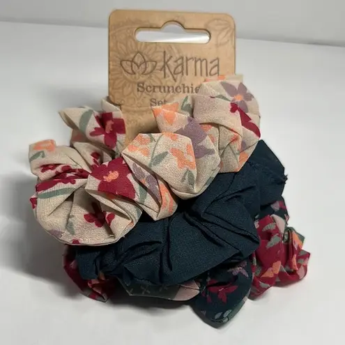 Karma Chiffon Scrunchies