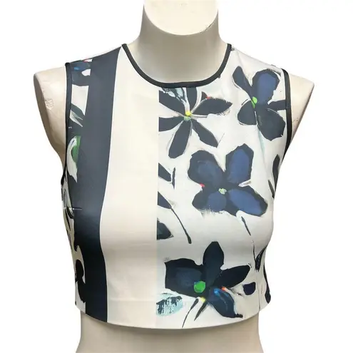 Clover Canyon Women's Floral Crop Tank Top Multicolor Size S