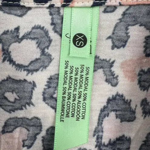 Honeydew Intimates Leopard Print Travel Light Hoodie Size XS New