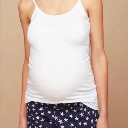 Motherhood Maternity Blue & White Star Lounge Shorts Size Extra Large