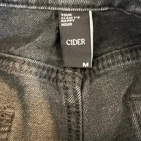 Cider Mid Rise Pocket Wide Leg Cargo Jeans Women’s Size Med