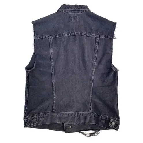 Citizens of Humanity x Mytheresa After Hours Distressed Denim Trucker Vest Med