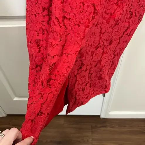 Fame and Partners Red The Max Dress Size 6 US $299