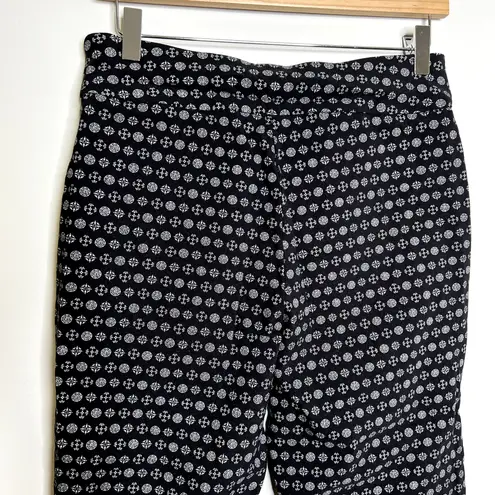 Counterparts Black Patterned Capri Stretchy Pants