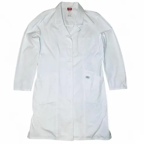 Dickies White Lab Coat Women’s Size Medium Medical Doctor Nurse EUC